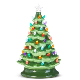 13" Vintage Lighted Tree