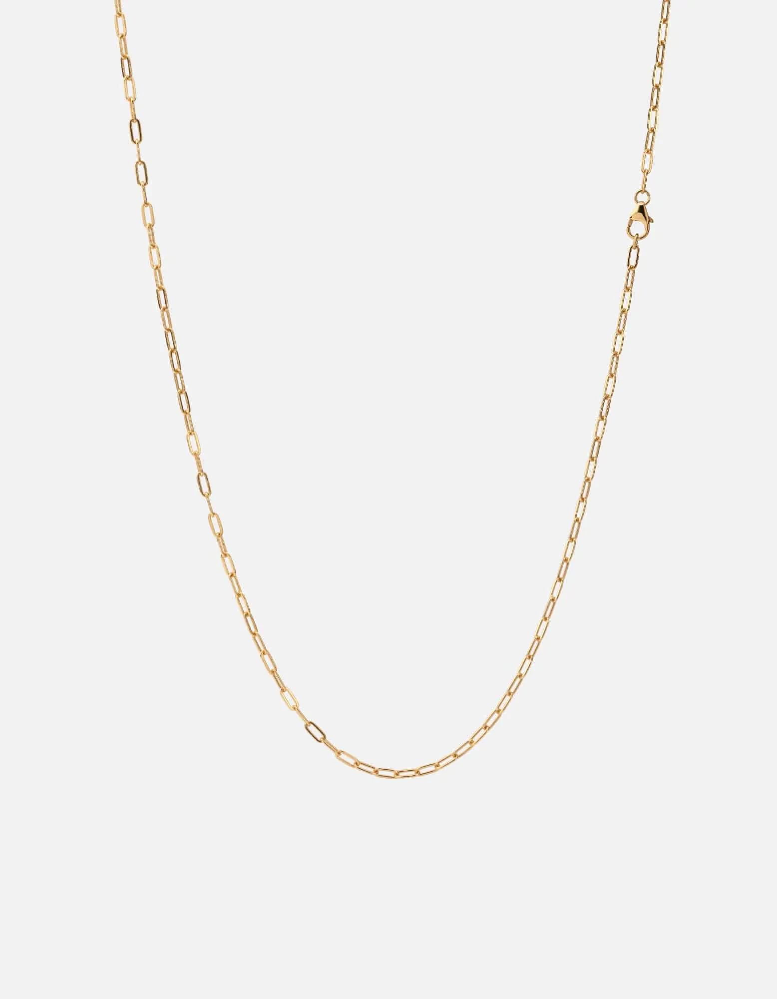 2.5mm Volt Link Cable Chain Necklace, Gold