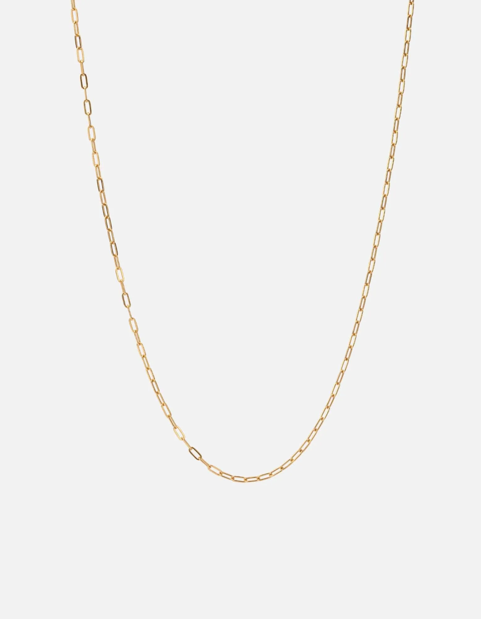 2.5mm Volt Link Cable Chain Necklace, Gold