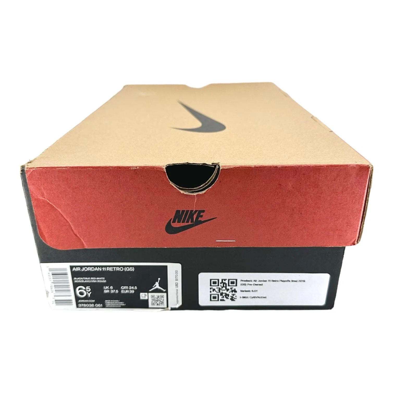 Air Jordan 11 Retro Playoffs Bred 2019 (GS) Pre-Owned