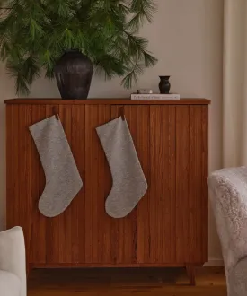 Alpaca Basketweave Stocking