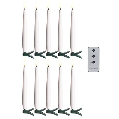 Clip-On Lighted Candles Set