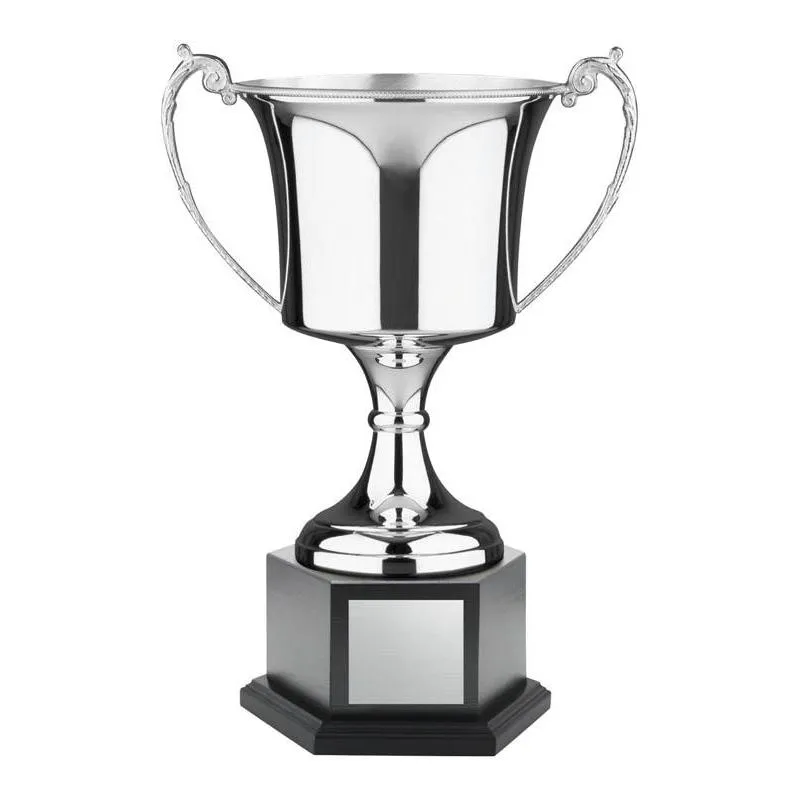 Endurance Squared Nickel Plated Cup on Hexagon Base