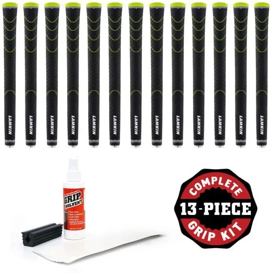 Lamkin Sonar  Tour Calibrate Standard - 13 piece Golf Grip Kit (with tape, solvent, vise clamp)