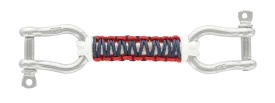 Navy on Red