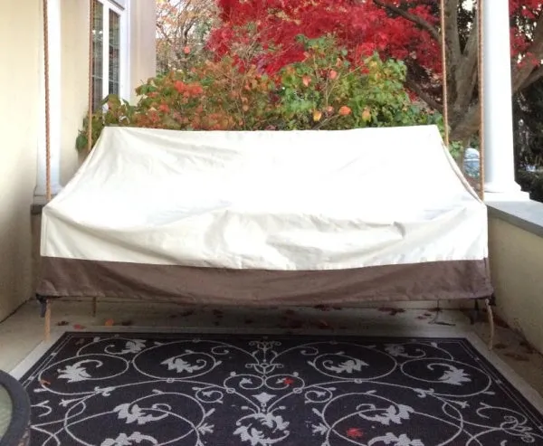 Nostalgic Cathedral Porch Swing and Accessories