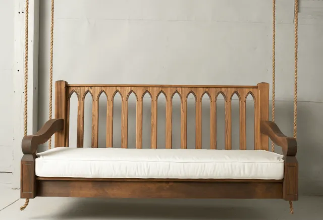 Nostalgic Cathedral Porch Swing and Accessories