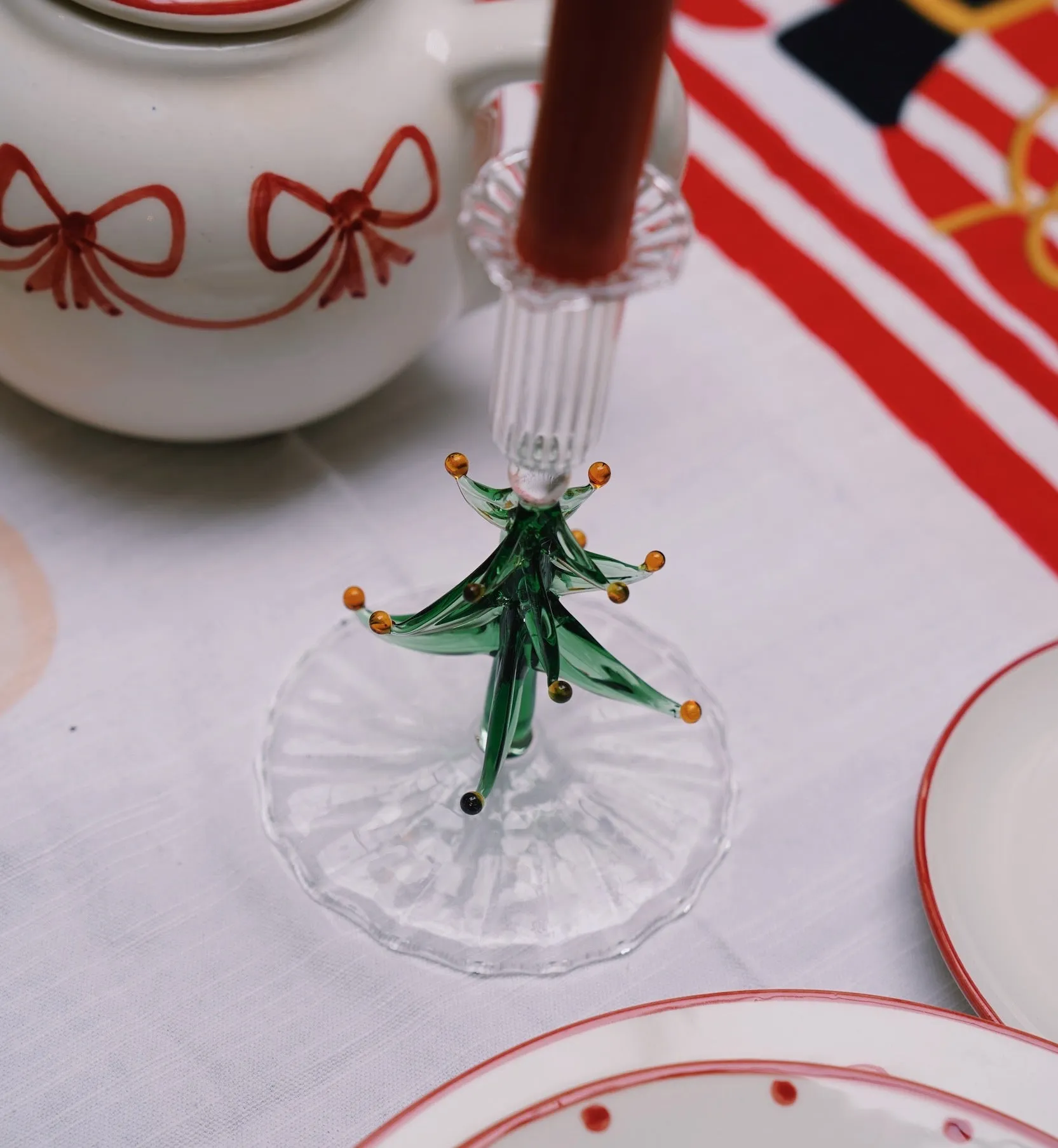 Nostalgic Christmas Candle Holder