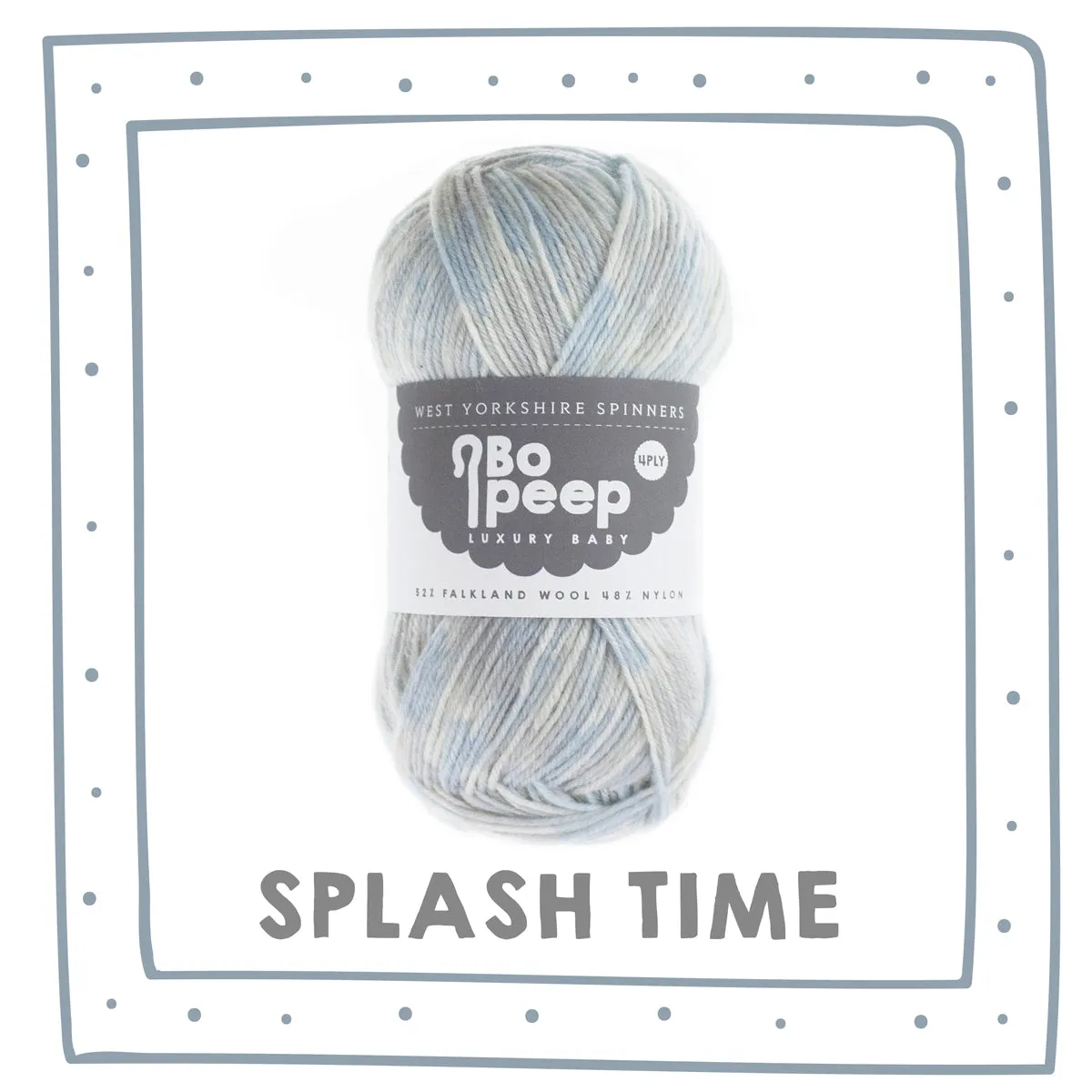 "Splashtime" Bo Peep 4ply
