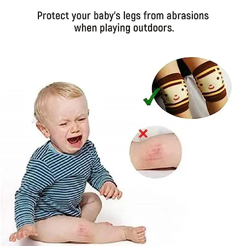 Safe-O-Kid- Infant Anti-Slip Elbow and Knee Pads (3 Pairs )