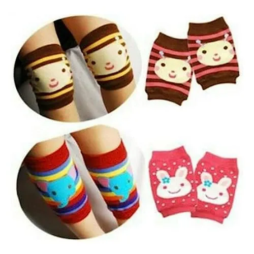 Safe-O-Kid- Infant Anti-Slip Elbow and Knee Pads (3 Pairs )