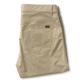 Shoreline Twill 5 Pocket Pant - Khaki