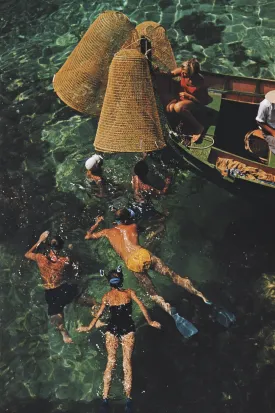 Slim Aarons "Snorkelling In Malta" Photograph