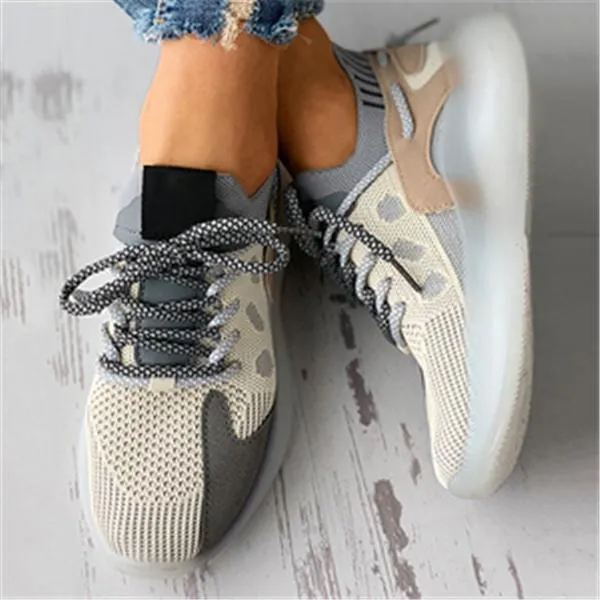 Sohiwoo  Women Casual Outdoor Sport Sneakers Breathable Shoes  Walking Running Shoes