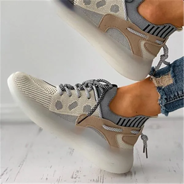 Sohiwoo  Women Casual Outdoor Sport Sneakers Breathable Shoes  Walking Running Shoes