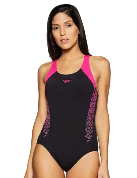 Speedo Women's Endurance  Boom Splice Racerback One Piece Swimwear
