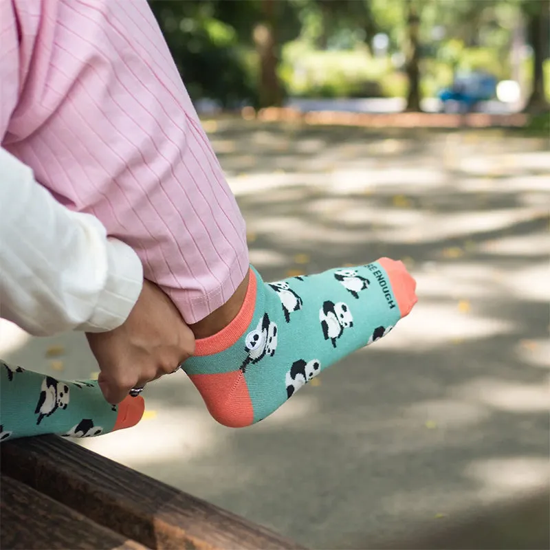Talking Toes - Positive Panda Sock, Ankle