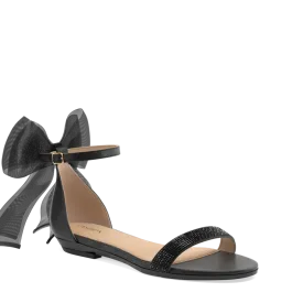 The Pashionista Coal Satin Coal Rhinestone