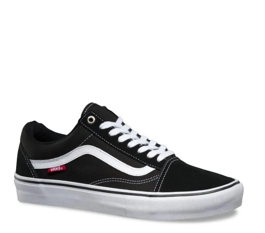 VANS Old Skool Pro Shoe - Black/White