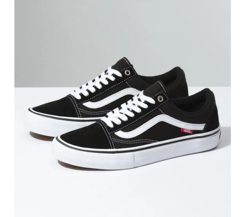 VANS Old Skool Pro Shoe - Black/White