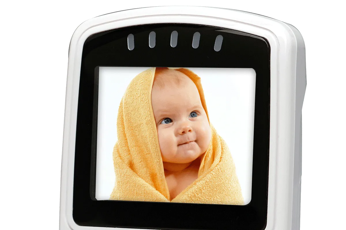 Video baby monitor with wireless camera, night vision and audio