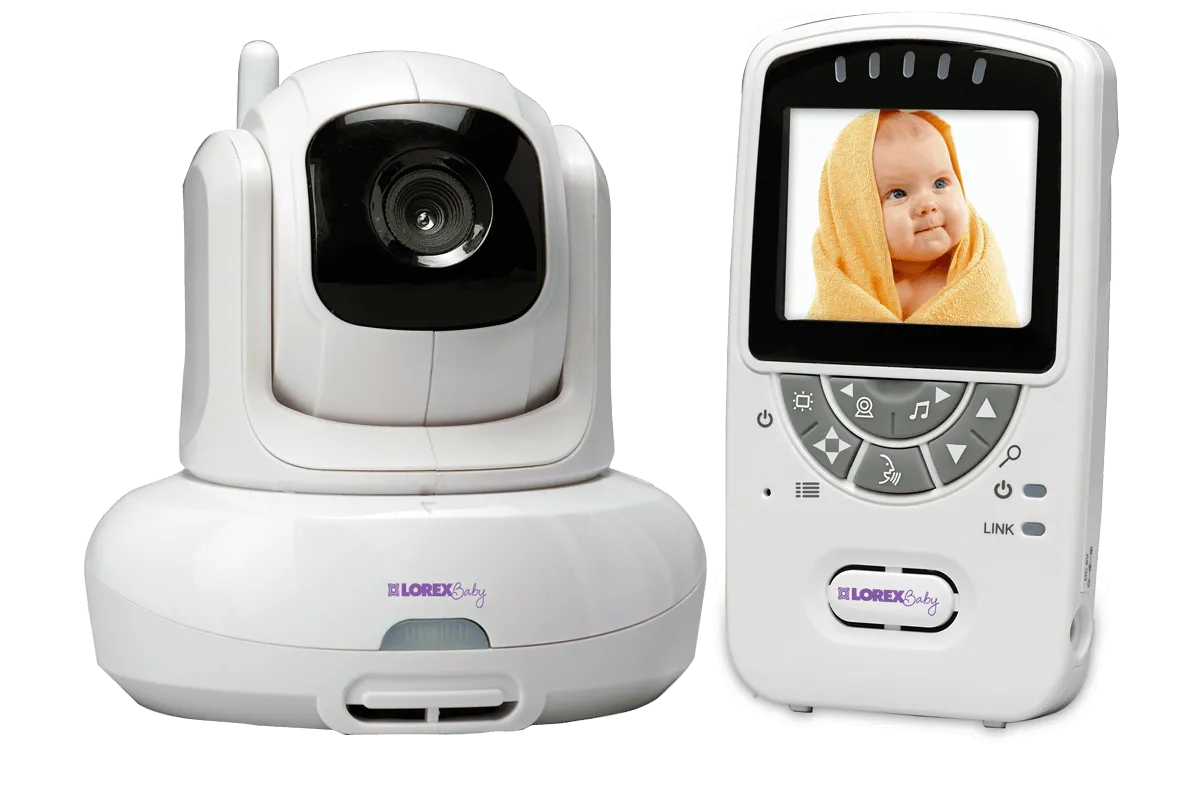 Video baby monitor with wireless camera, night vision and audio
